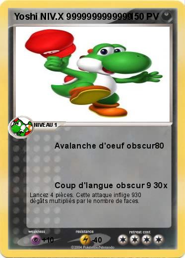 Pokemon Yoshi NIV.X 9999999999999