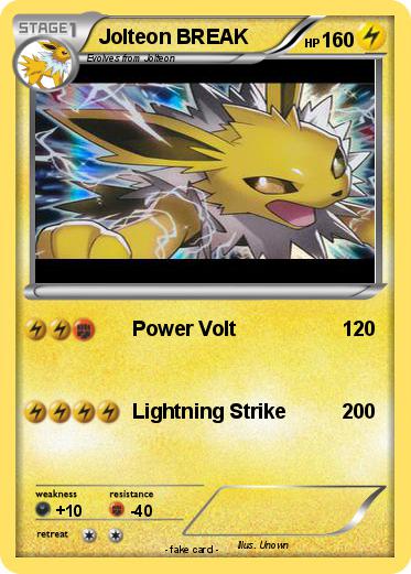 Pokemon Jolteon BREAK