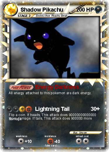 Pokemon Shadow Pikachu