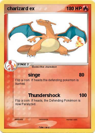 Pokemon charizard ex