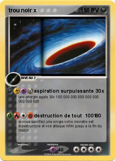 Pokemon trou noir x