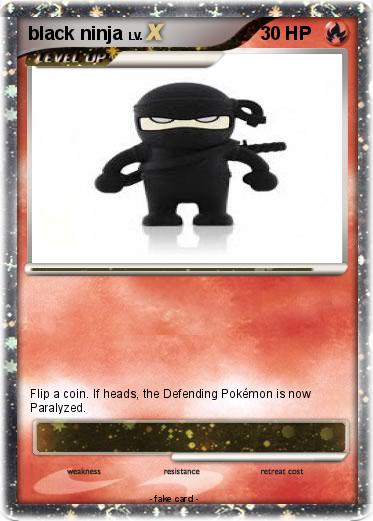 Pokemon black ninja