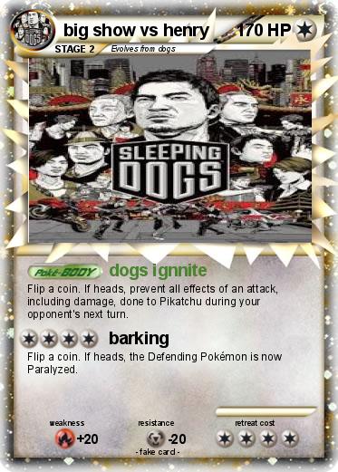 Pokemon big show vs henry