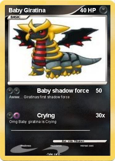 Pokemon Baby Giratina