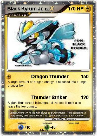Pokemon Black Kyrum Jr.