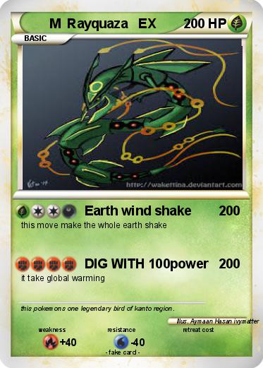 Pokemon M  Rayquaza   EX