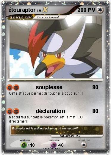 Pokemon étouraptor