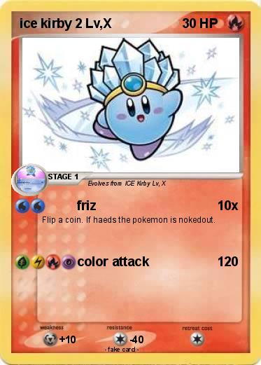 Pokemon ice kirby 2 Lv,X