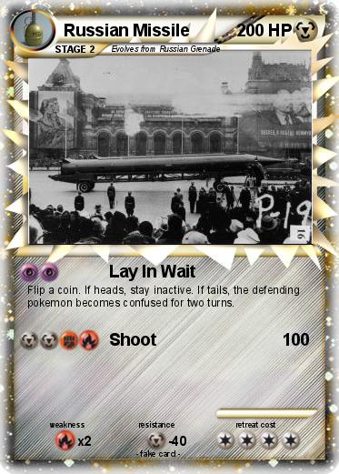 Pokemon Russian Missile