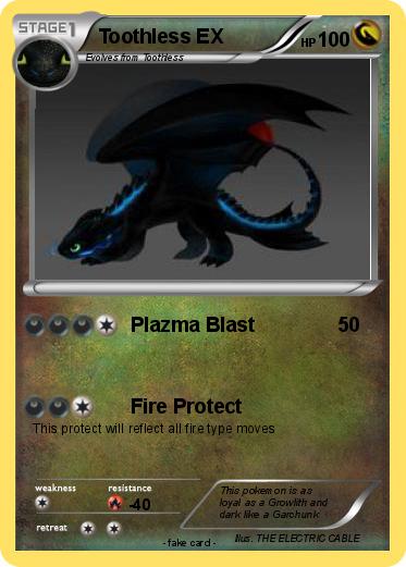 Pokemon Toothless EX