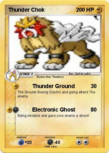 Pokemon Thunder Chok