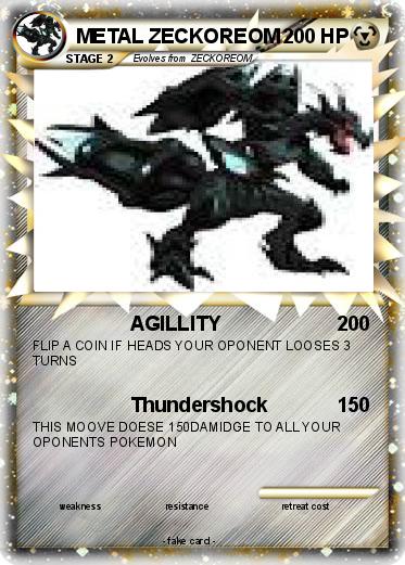 Pokemon METAL ZECKOREOM