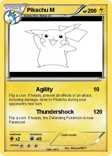 Pokemon Pikachu M