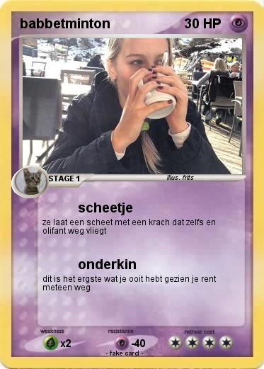 Pokemon babbetminton