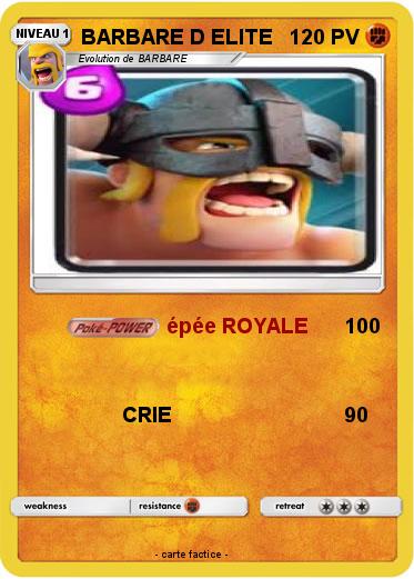 Pokemon BARBARE D ELITE