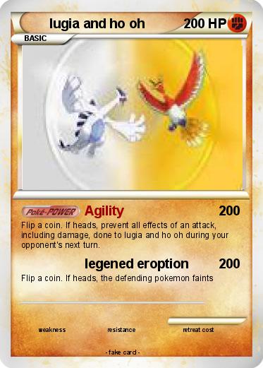 Pokemon lugia and ho oh