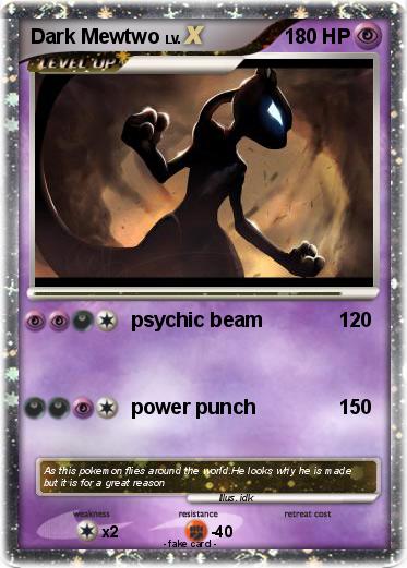 Pokemon Dark Mewtwo