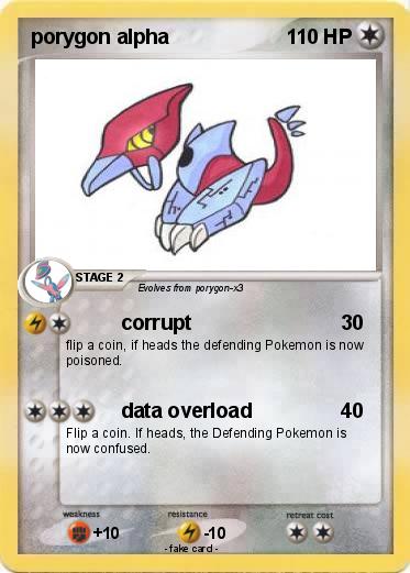Pokemon porygon alpha