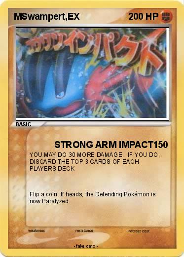 Pokemon MSwampert,EX