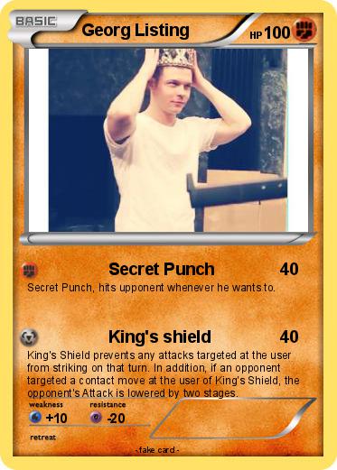 Pokemon Georg Listing