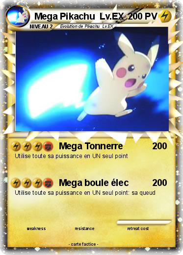 Pokemon Mega Pikachu  Lv.EX