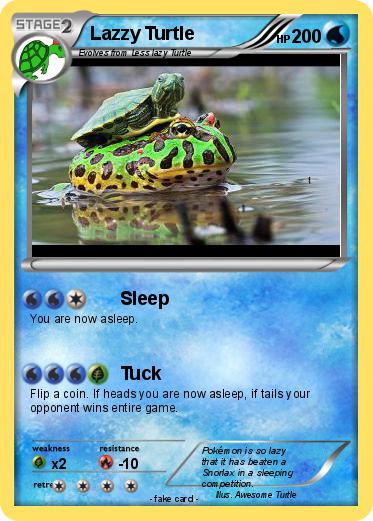 Pokemon Lazzy Turtle
