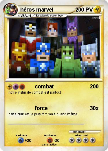Pokemon héros marvel