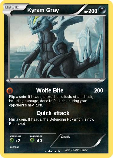 Pokemon Kyram Gray