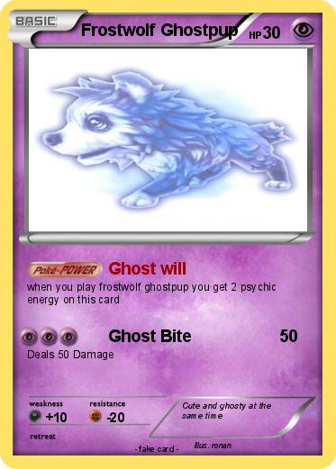 Pokemon Frostwolf Ghostpup
