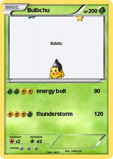 Pokemon Bulbchu