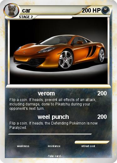 Pokemon car