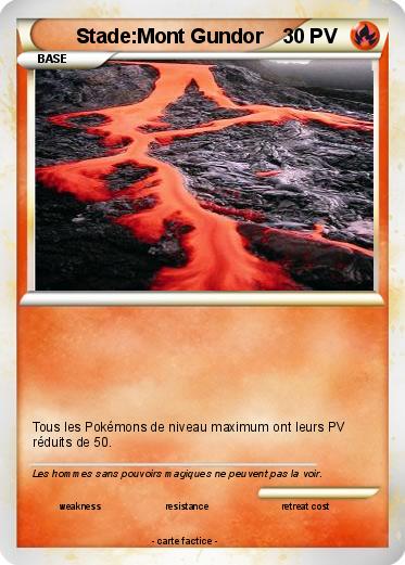 Pokemon Stade:Mont Gundor