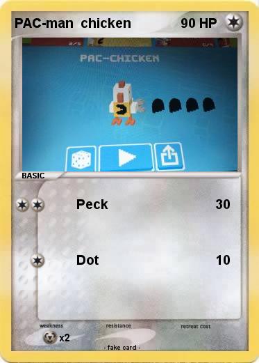 Pokemon PAC-man  chicken
