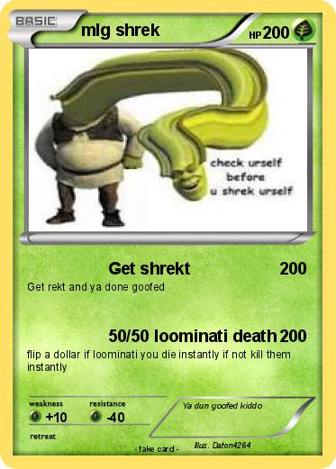 Pokemon mlg shrek