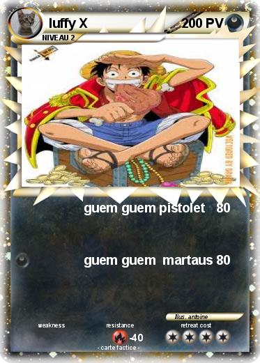Pokemon luffy X