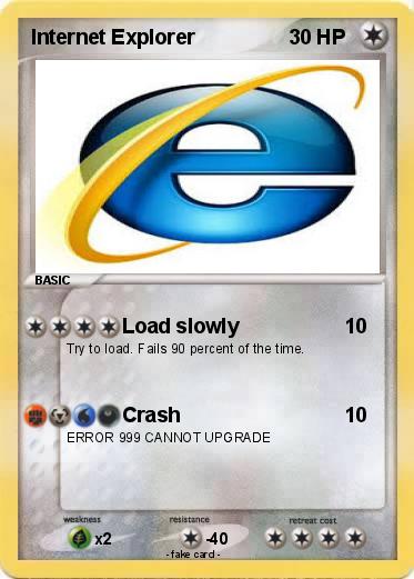 Pokemon Internet Explorer