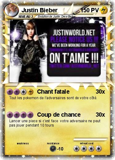 Pokemon Justin Bieber
