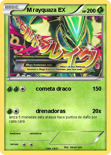 Pokemon M rayquaza EX