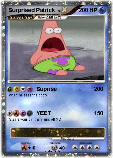 Pokemon Surprised Patrick