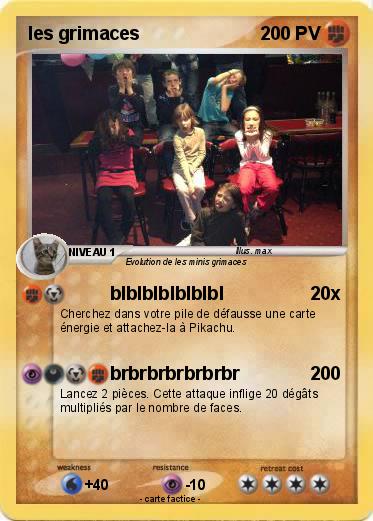 Pokemon les grimaces