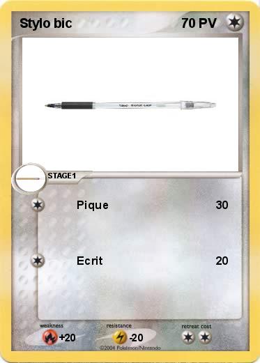 Pokemon Stylo bic