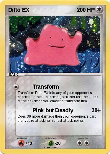 Pokemon Ditto EX