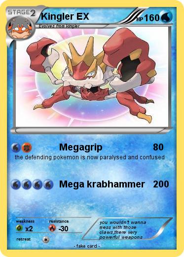 Pokemon Kingler EX