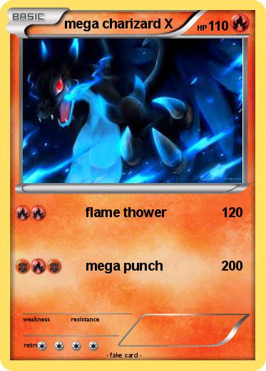 Pokemon mega charizard X