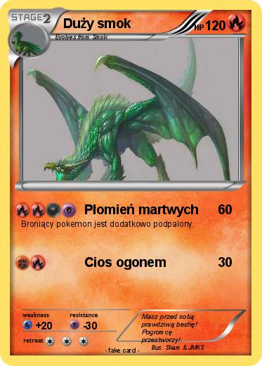 Pokemon Duży smok