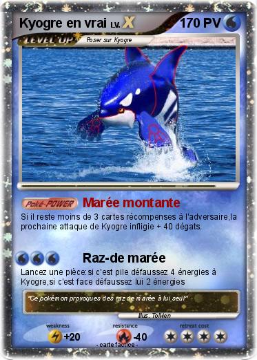 Pokemon Kyogre en vrai
