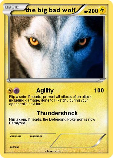 Pokemon the big bad wolf