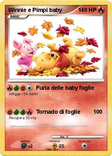 Pokemon Winnie e Pimpi baby