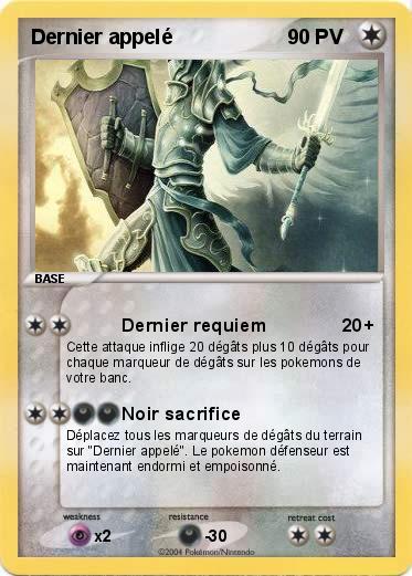 Pokemon Dernier appelé
