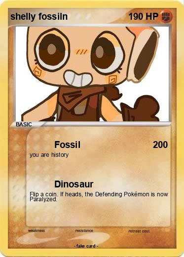Pokemon shelly fossiln